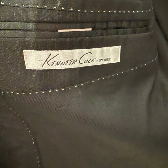 Kenneth Cole Sports Jacket 44R 100% Wool Two Button Notch Lapel - Picture 4 of 8